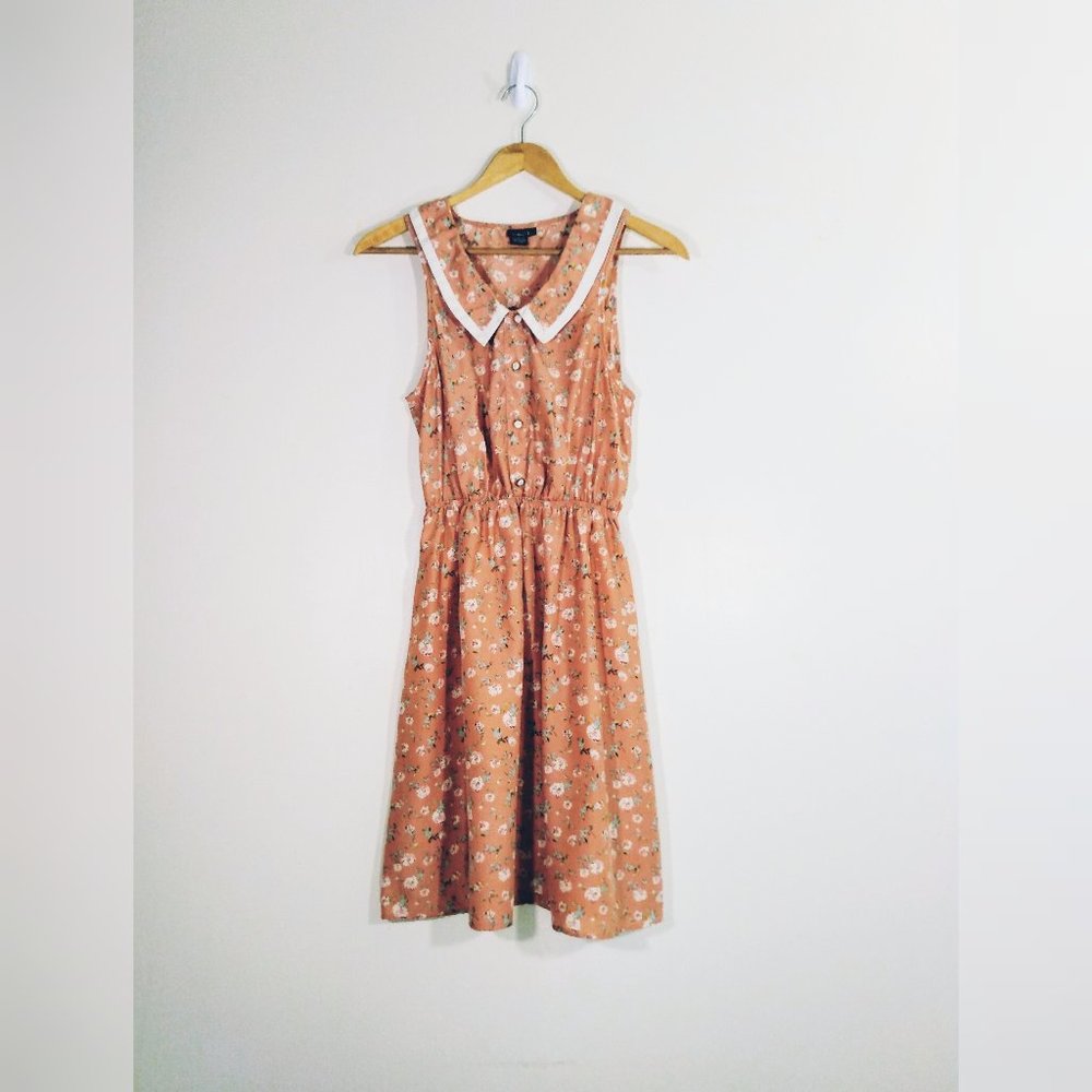 Rue 21 Floral A-Line Sleeveless Mini Dress | Small - Picture 1 of 3